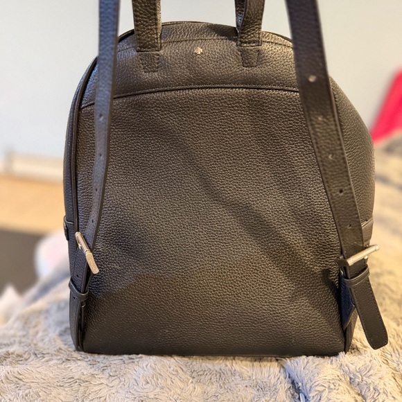 Kate Spade Black Backpack with Gold Accents main image 4